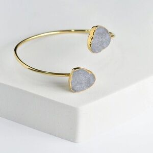 Druzy Melody Bracelet Gold